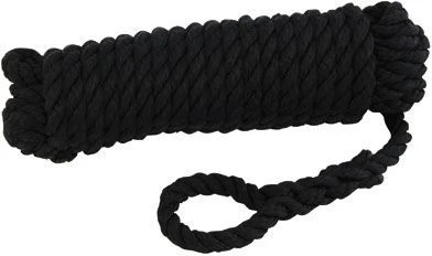 Fenderlijnen Ø8mm X 2,5m Zwart 3 Fenderlijnen Ø8mm X 2,5m Zwart