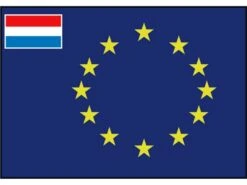 Bootvlag Nederland En Europa (Grootte: 50 X 75cm)