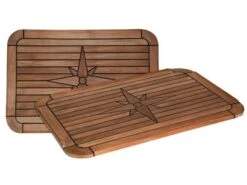 Tafelblad Teak (rechthoekig) (Grootte: 37 X 60cm)